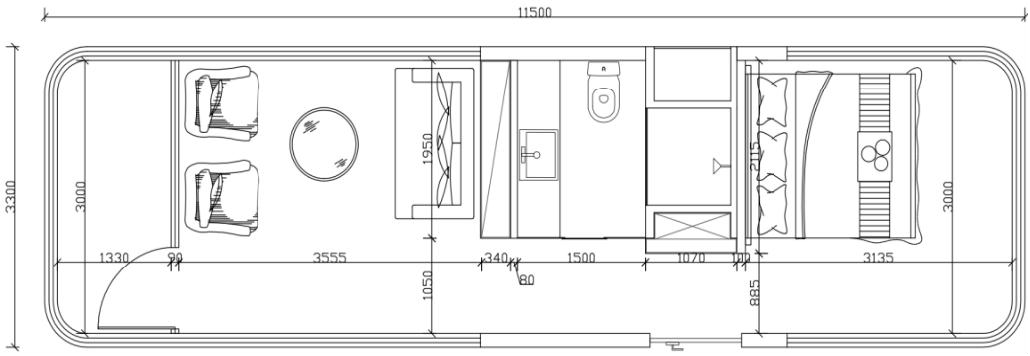 X9 floor plan